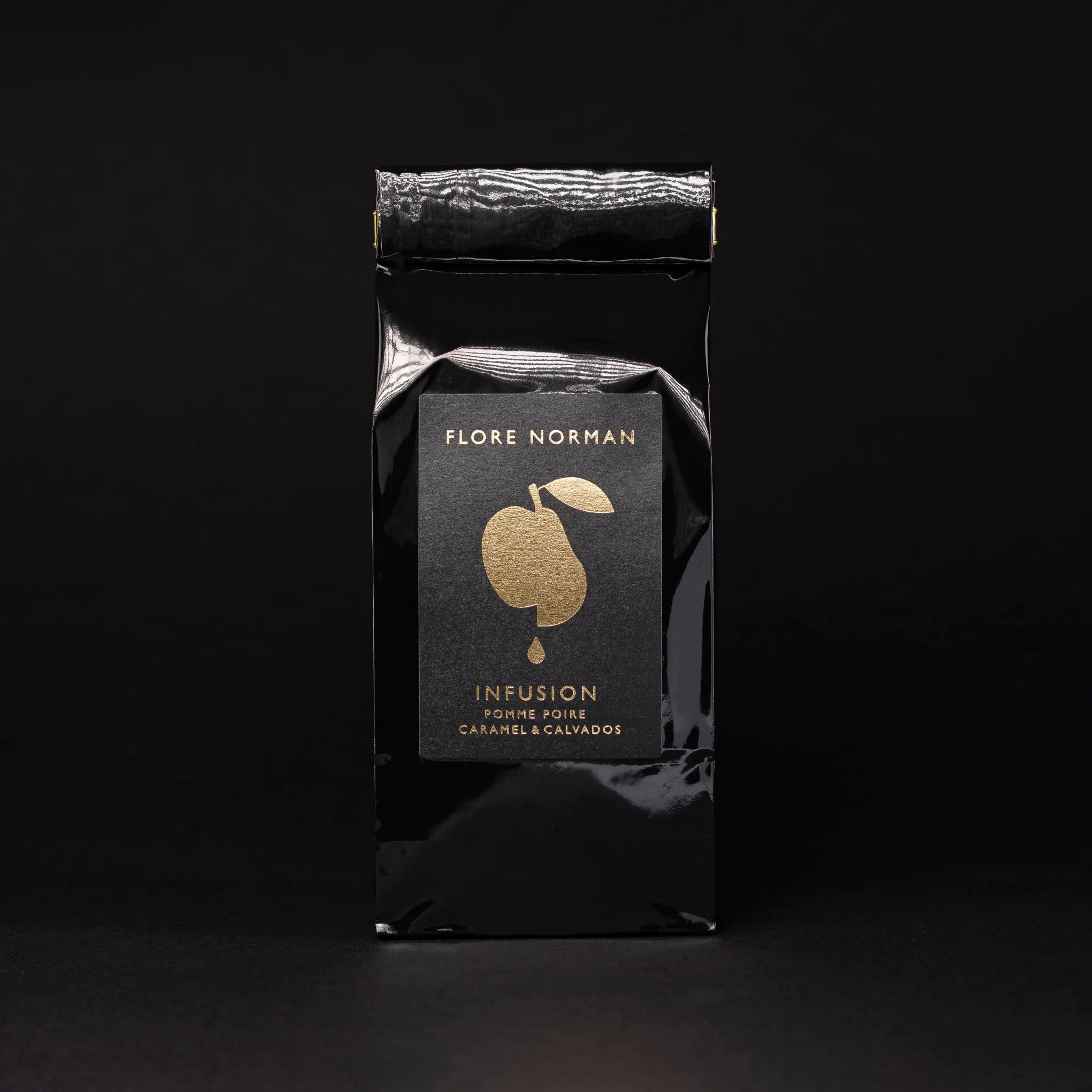 CARAMEL - Infusion aux Pommes, aux Poires, au Caramel et au Calvados "Pays d'Auge" - Flore Norman