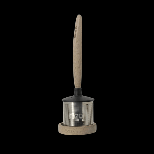 Infuseur en bois de hêtre et acier inoxydable - Flore Norman